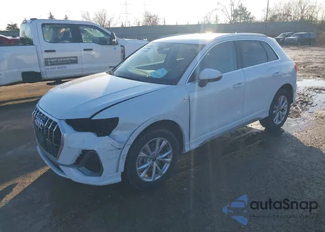 2022 Audi Q3 Premium Plus 45 Tfsi S Line Quattro Tiptronic z USA, uszkodzony, nr VIN WA1EECF38N1138603